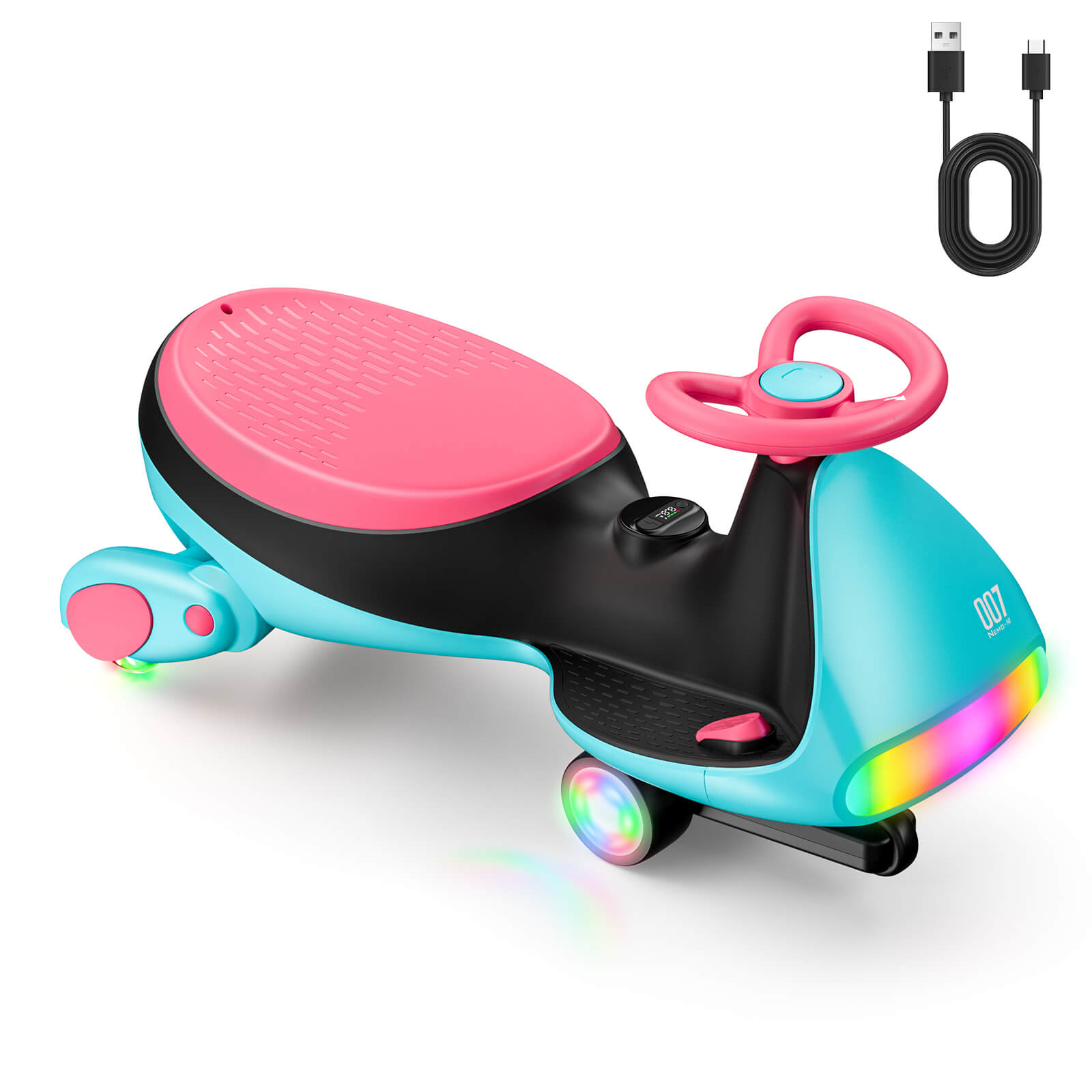 FanttikRide N7 Ultra 12V Electric Wiggle Car with Pedal