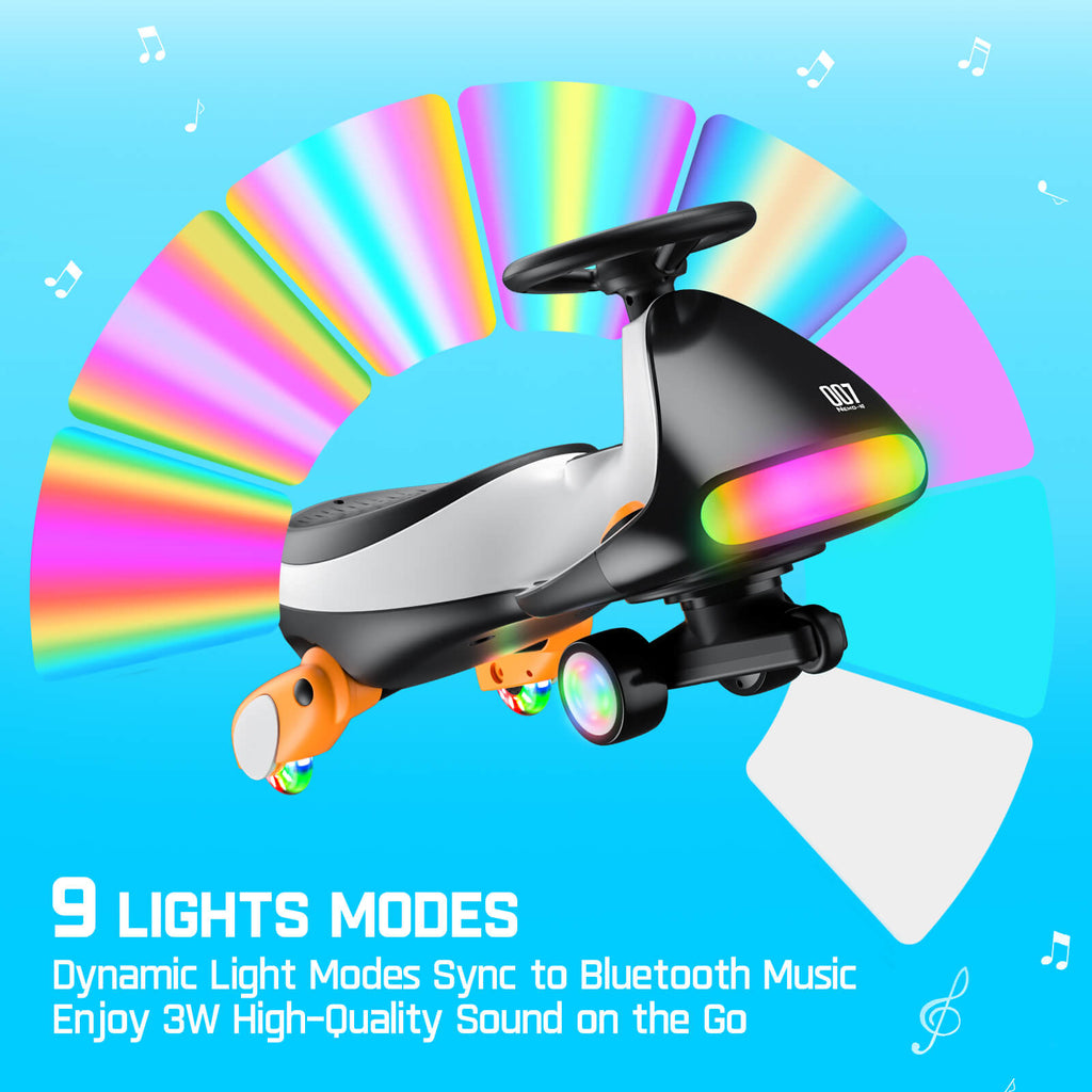 FanttikRide N7 Ultra 12V Electric Wiggle Car with Pedal