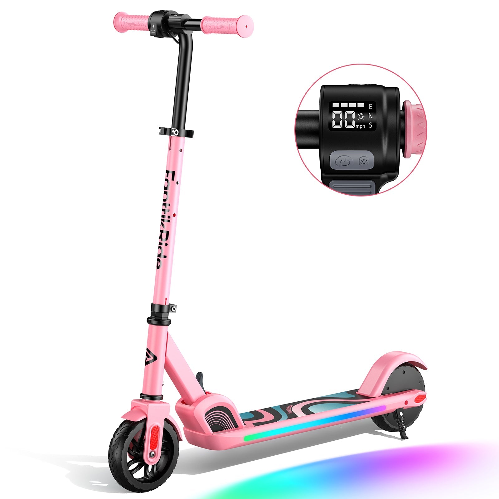 FanttikRide C9 Pro Electric Scooter for Kids Pink
