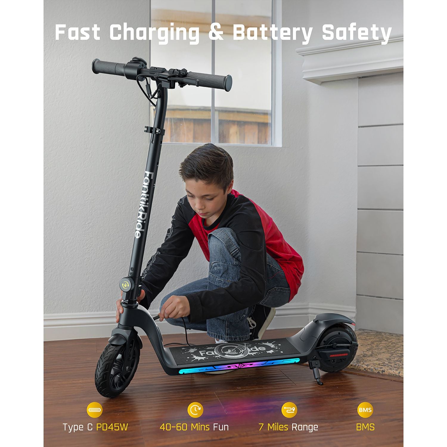 FanttikRide T10 Apex Electric Scooter for Kids