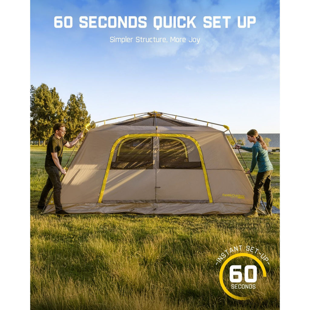 FanttikOutdoor Zeta C10 Air 10 Person Camping Tent