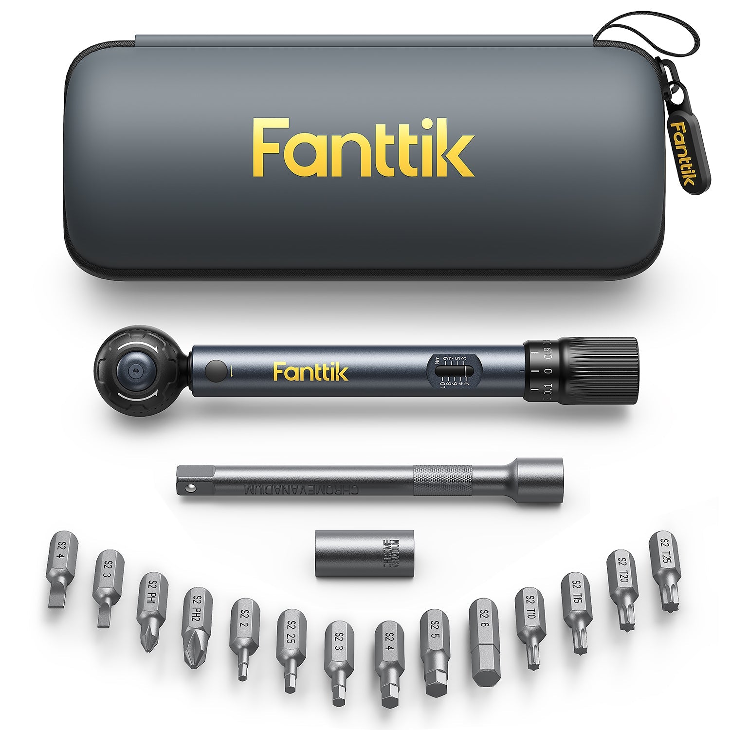 Fanttik WB10 Nova 1/4 Inch Drive Click Torque Wrench Set