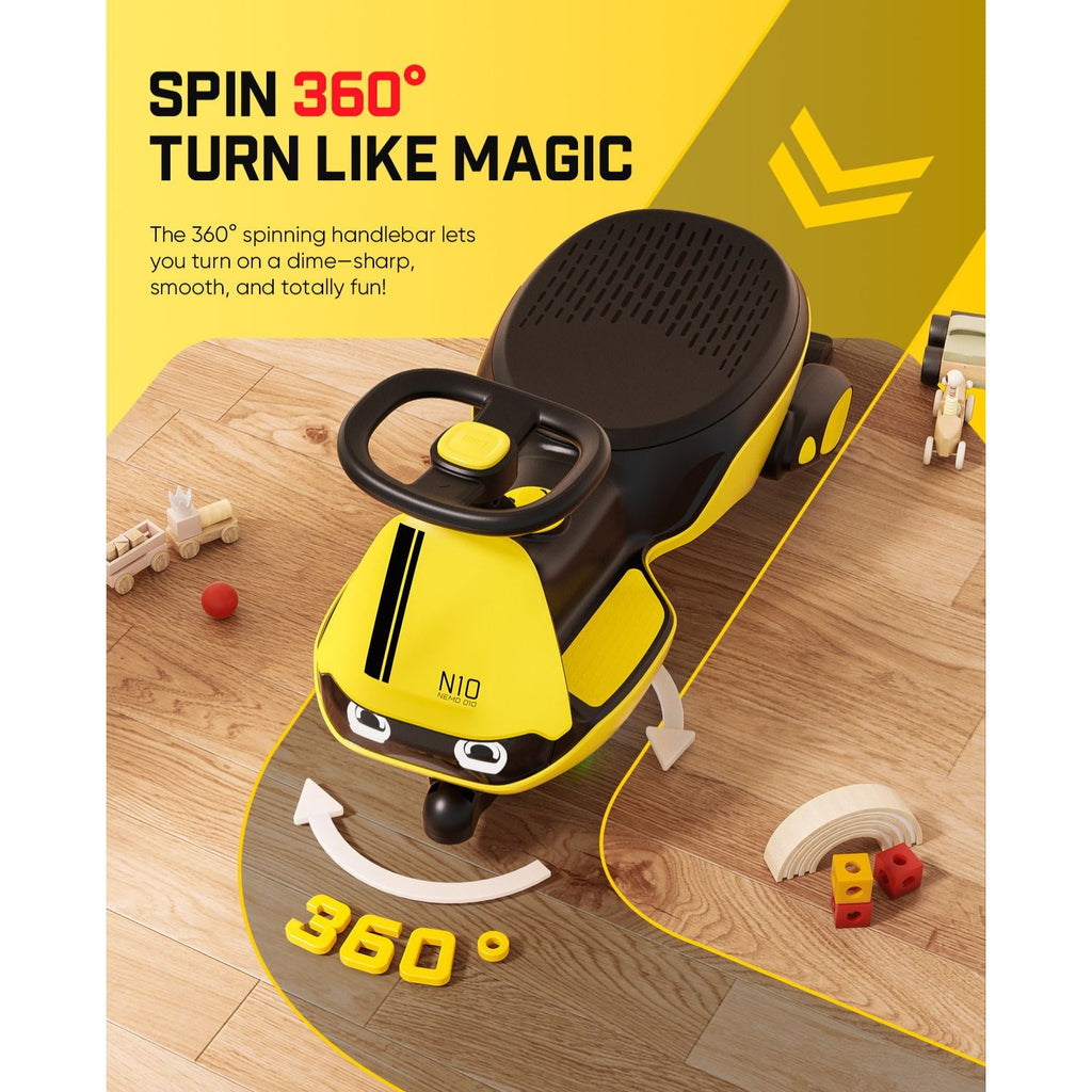 FanttikRide N10 Classic 6V Electric Wiggle Car with Pedal