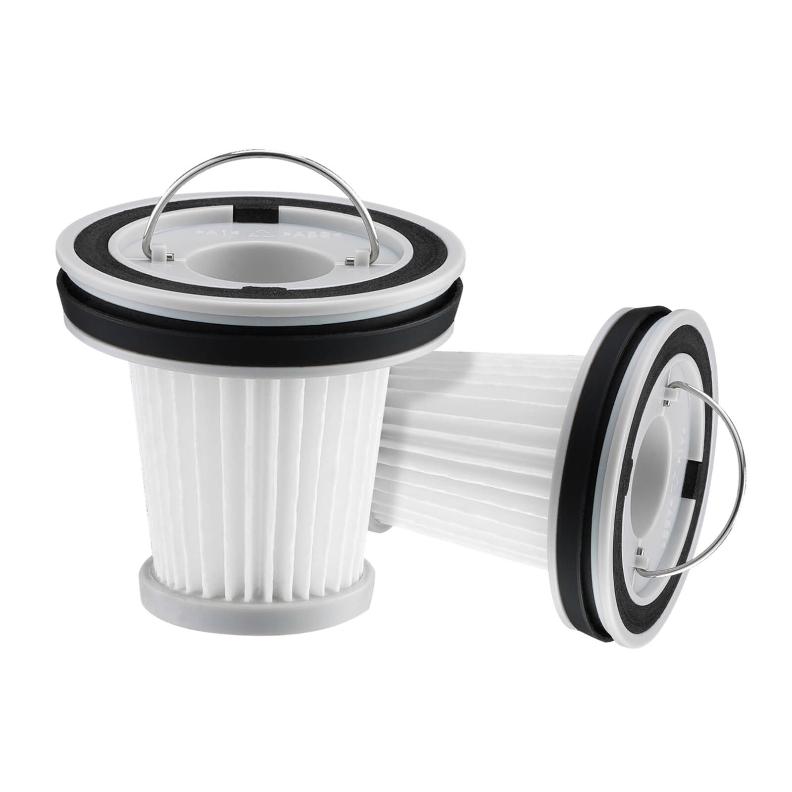 Fanttik 2-Pack Replacement HEPA Filter for V8 Mate/X10 Mix Car Vacuum