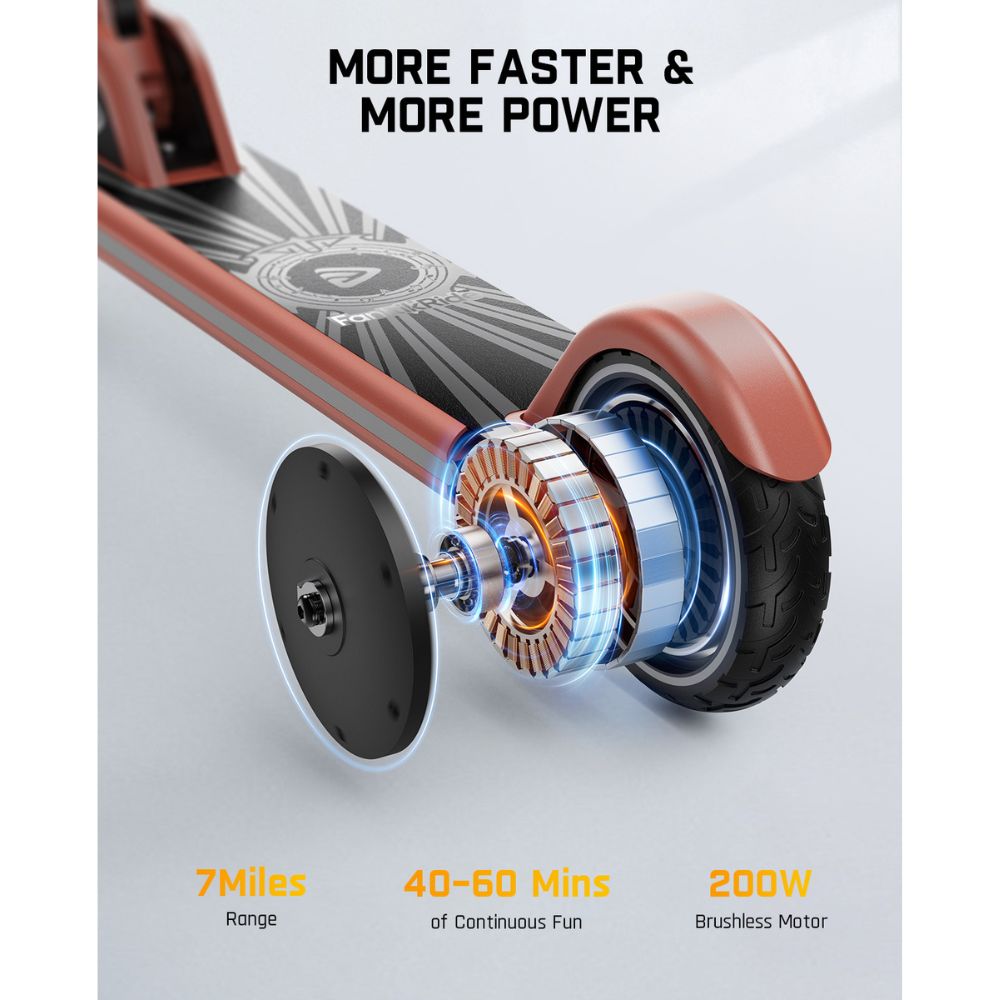 FanttikRide T9 Apex Electric Scooter for Teens Antique Red