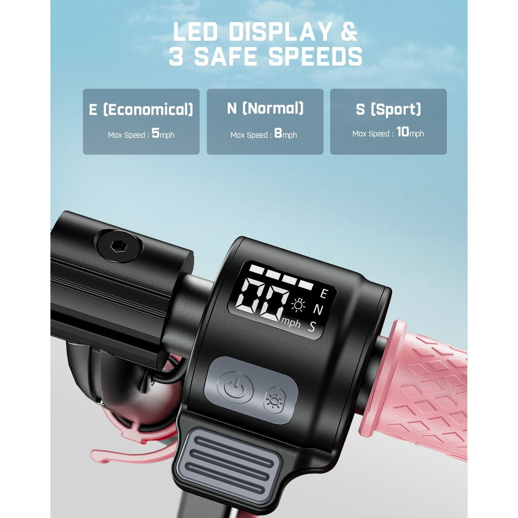 FanttikRide C9 Apex Electric Scooter for Kids Pink