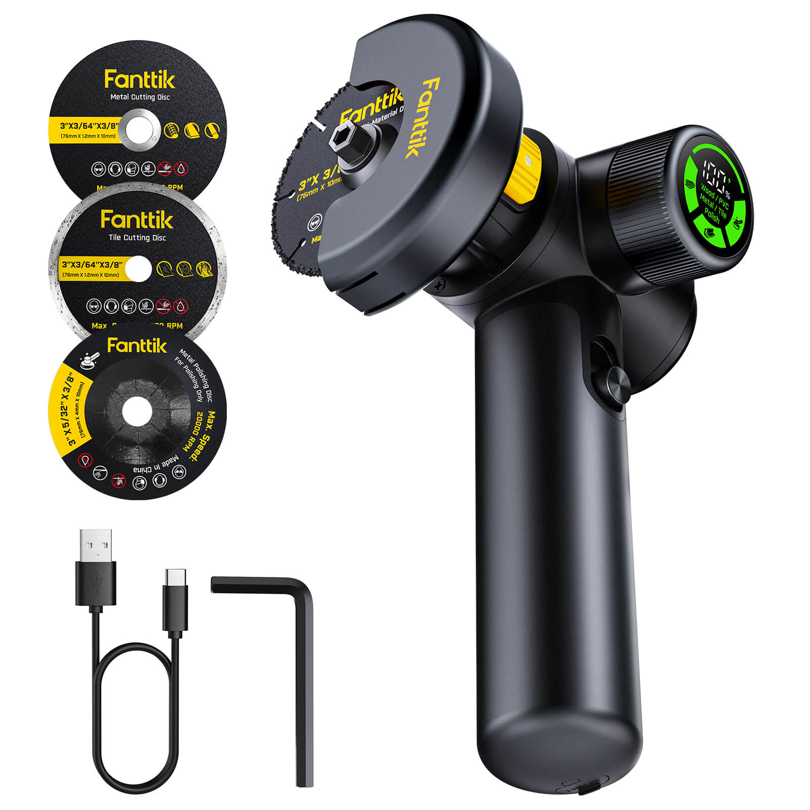 Fanttik M10 ACE Cordless Angle Grinder