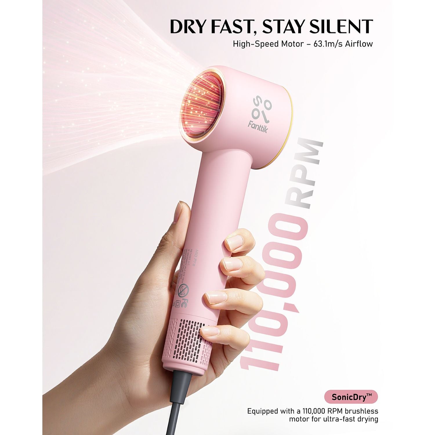 FanttikSolo SonicDry H10 PRO Hair Dryer