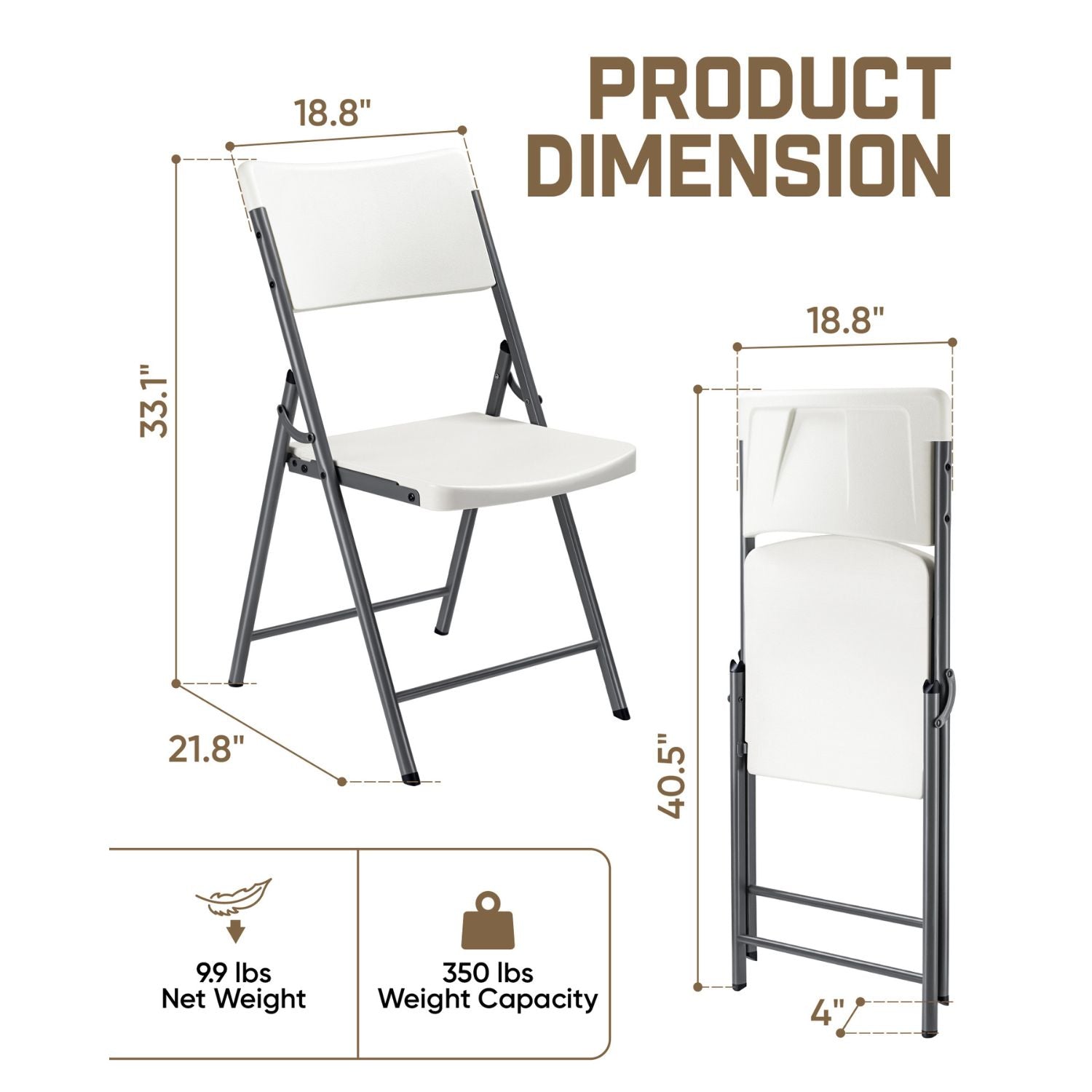 FanttikOutdoor Zeta H8 Lite Folding Chair (2-Pack)