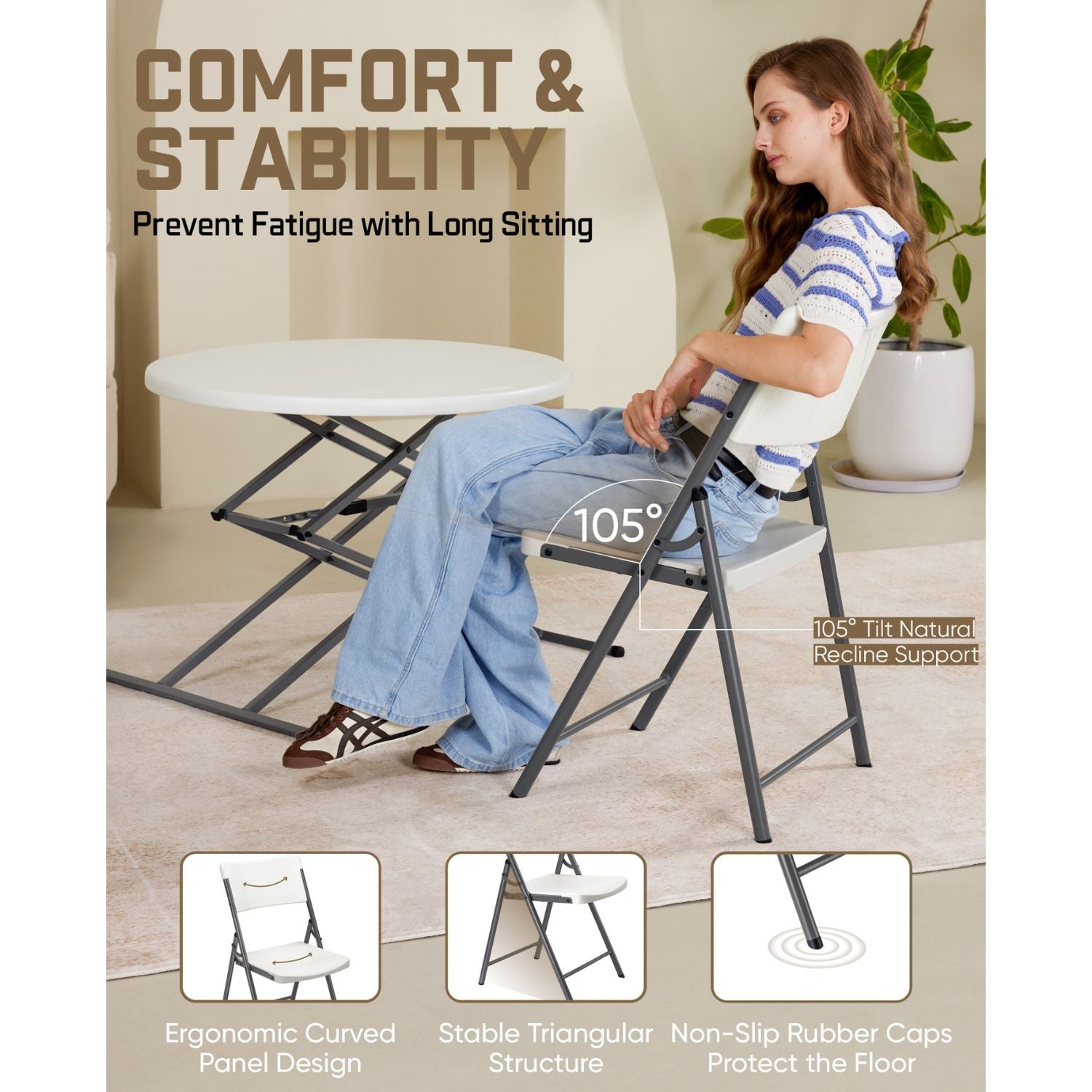 FanttikOutdoor Zeta H8 Lite Folding Chair (2-Pack)
