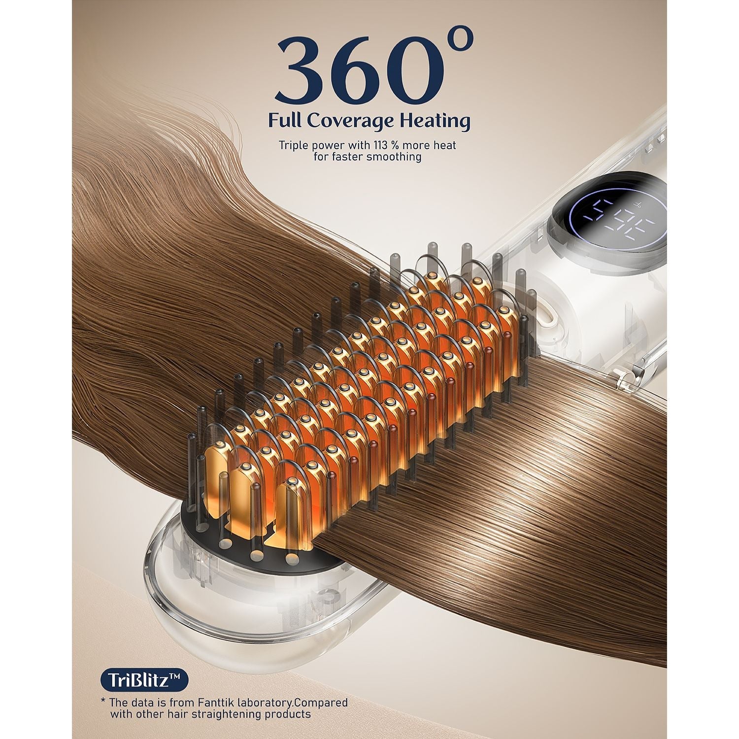FanttikSolo I10 Apex Hair Straightener Brush
