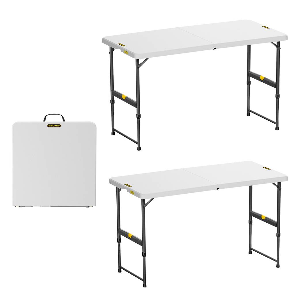 FanttikOutdoor Zeta X4 Pro 4ft Folding Table (2-Pack)
