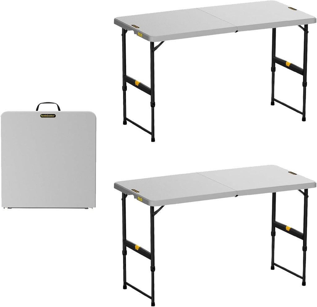 FanttikOutdoor Zeta X4 Pro 4ft Folding Table (2-Pack)