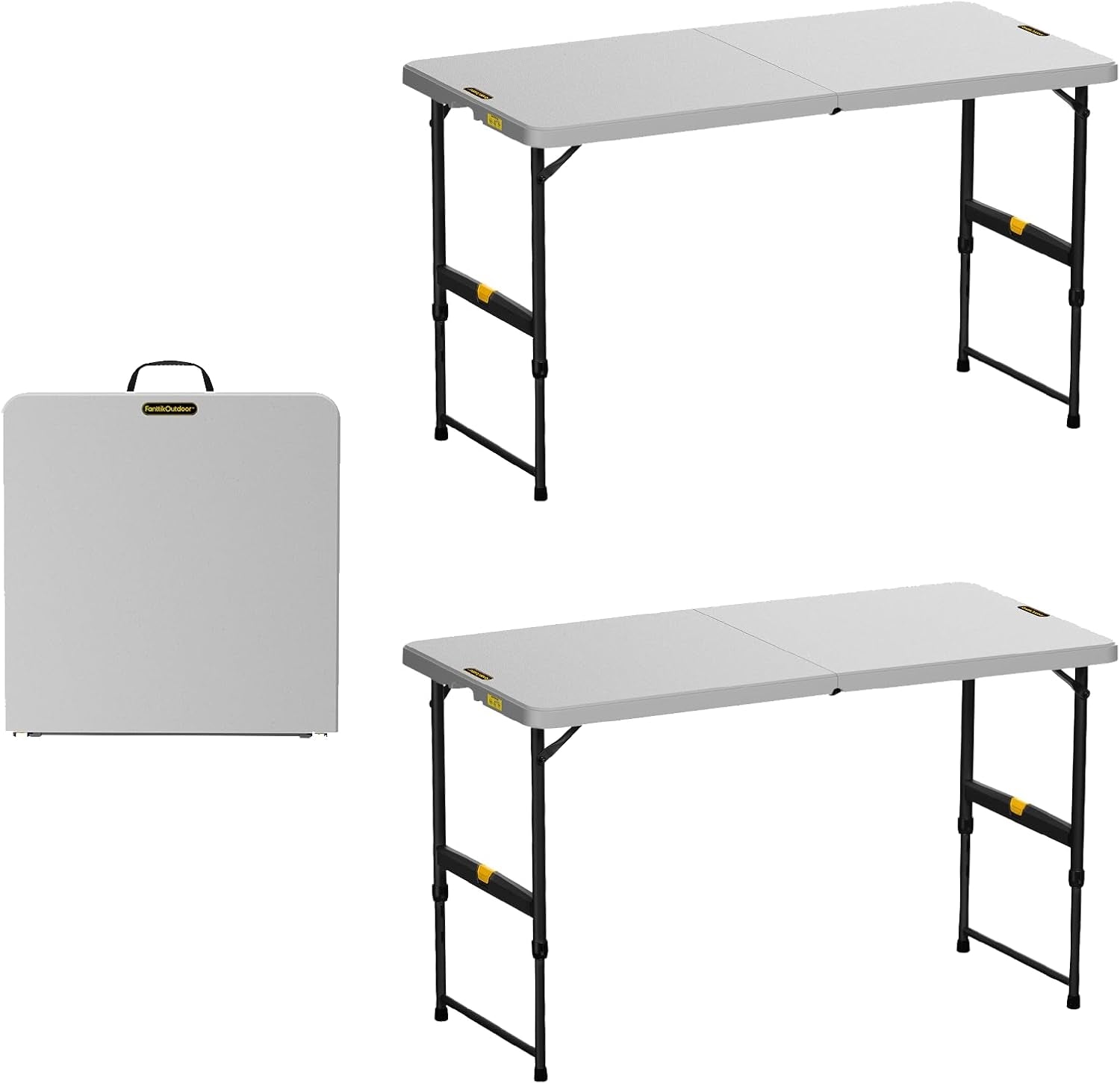 FanttikOutdoor Zeta X4 Pro 4ft Folding Table (2-Pack)