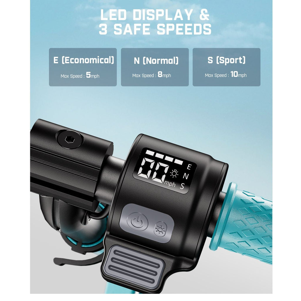 FanttikRide C9 Pro Electric Scooter for Kids Blue