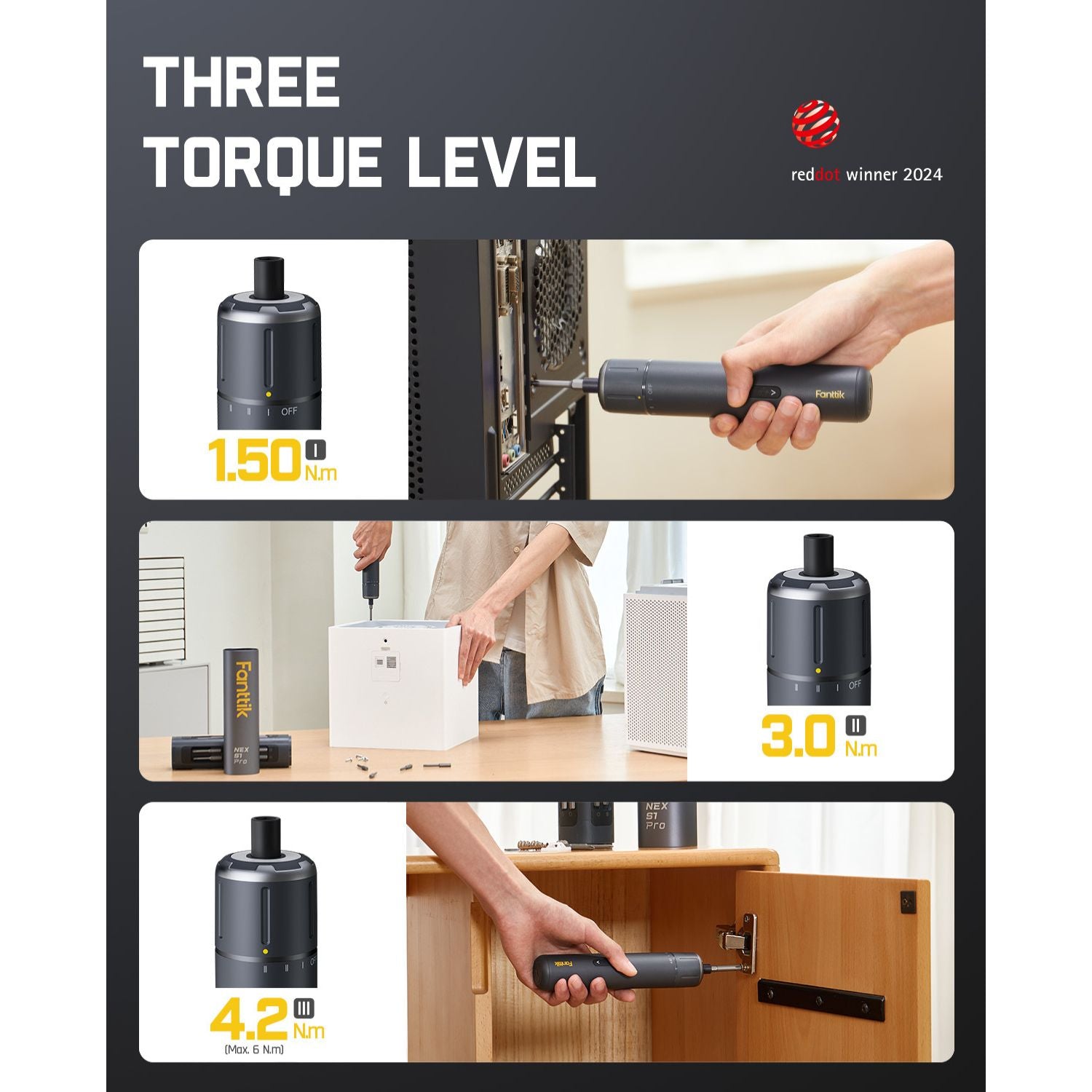 Fanttik S1 Pro Cordless Electric Screwdriver