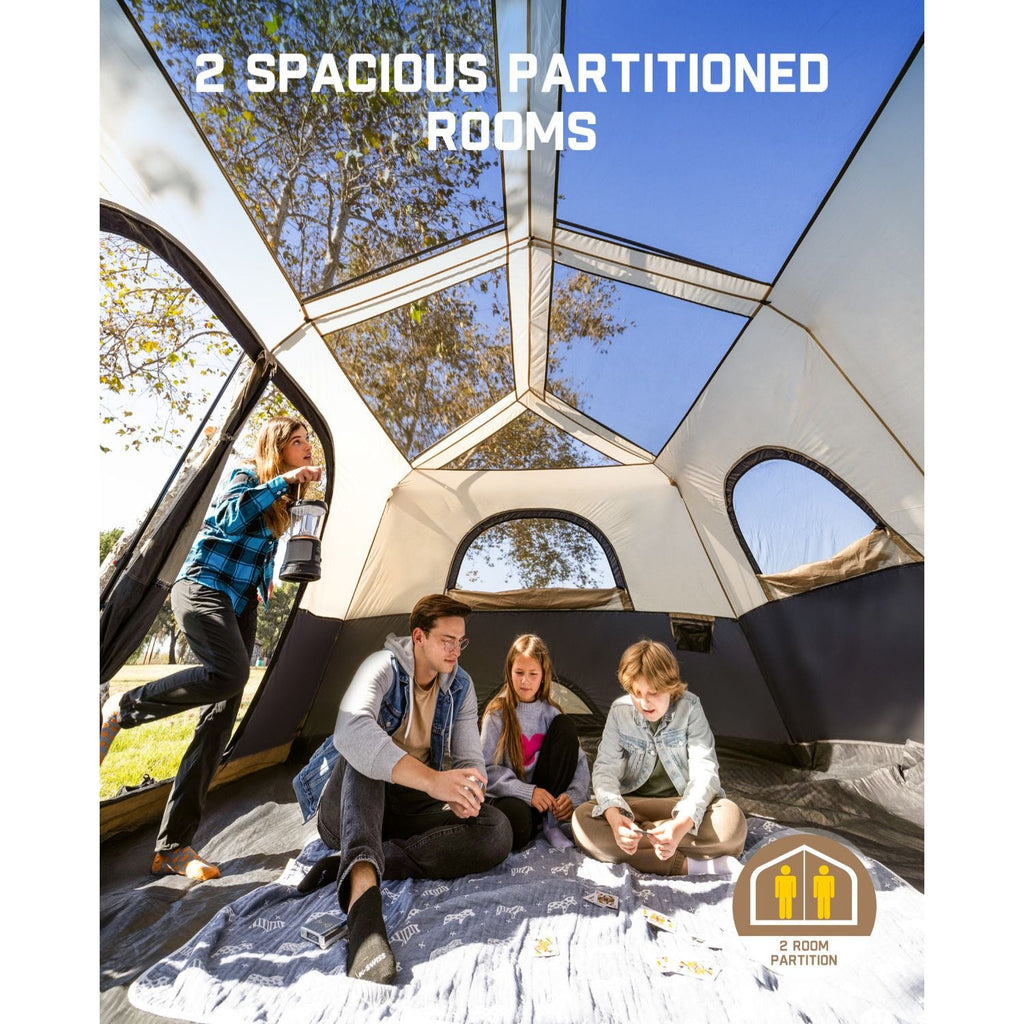 FanttikOutdoor Zeta C10 Pro Max 10 Person Camping Tent