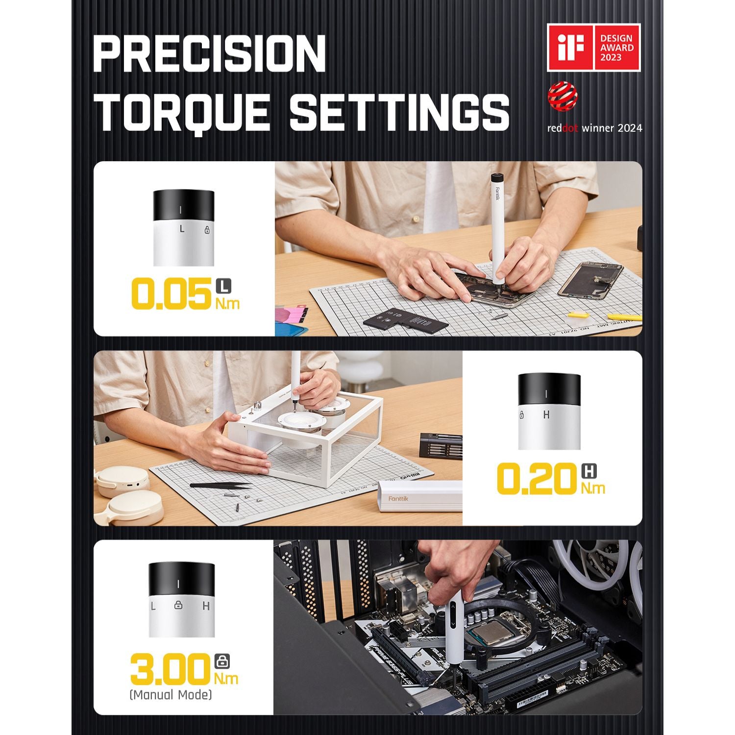 Fanttik E1 MAX Precision Electric Screwdriver