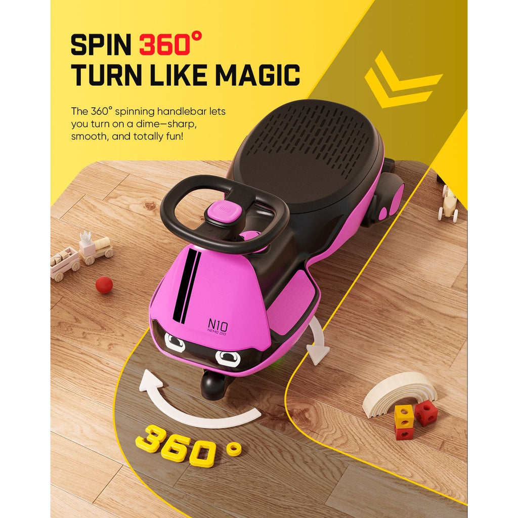 FanttikRide N10 Classic 6V Electric Wiggle Car with Pedal