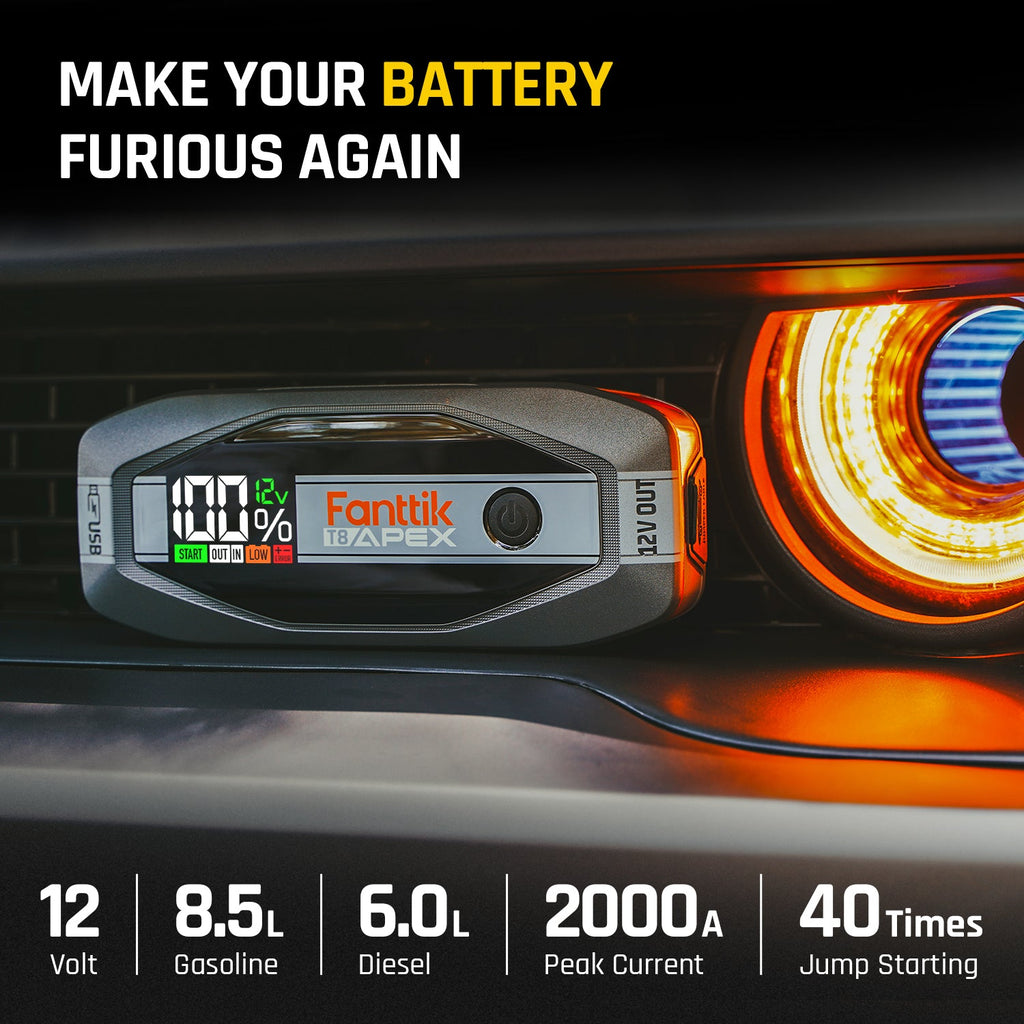 Fanttik T8 APEX Jump Starter Deluxe Package
