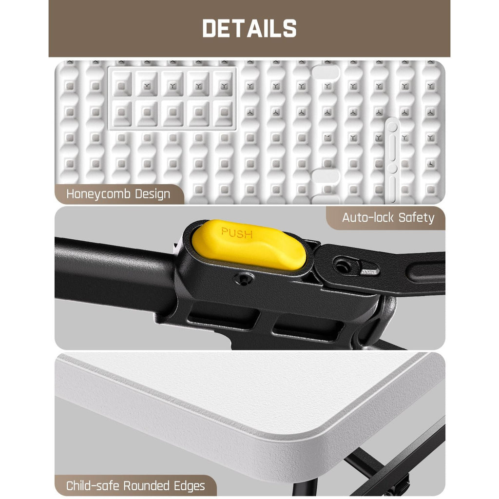 FanttikOutdoor Zeta X8 Pro 8ft Folding Table