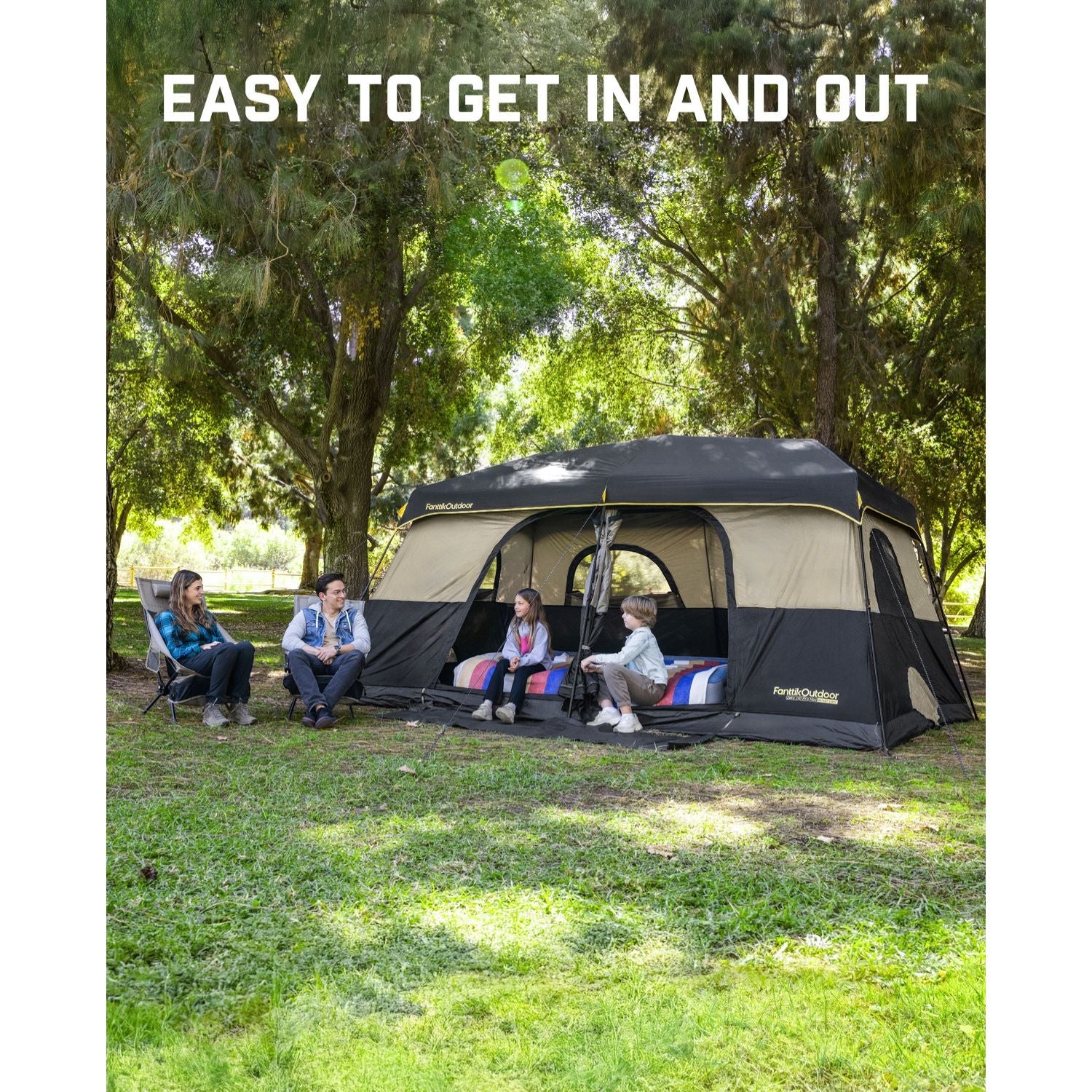 FanttikOutdoor Zeta C10 Pro Max 10 Person Camping Tent