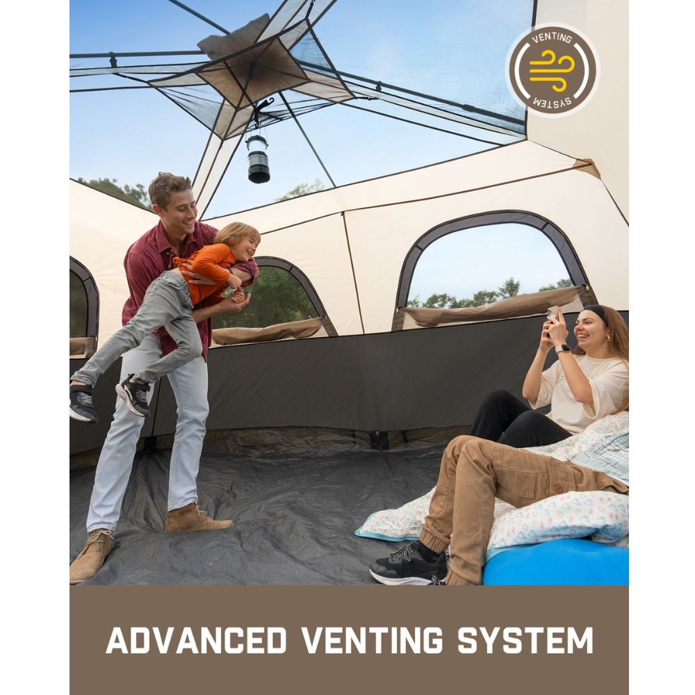 FanttikOutdoor Zeta C10 Pro 10 Person Camping Tent