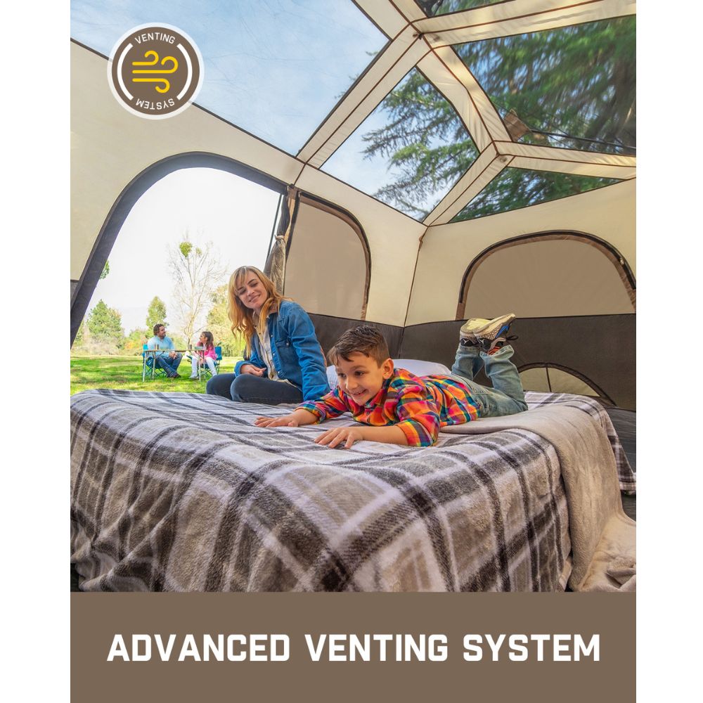 FanttikOutdoor Zeta C8 Pro Max 8 Person Camping Tent