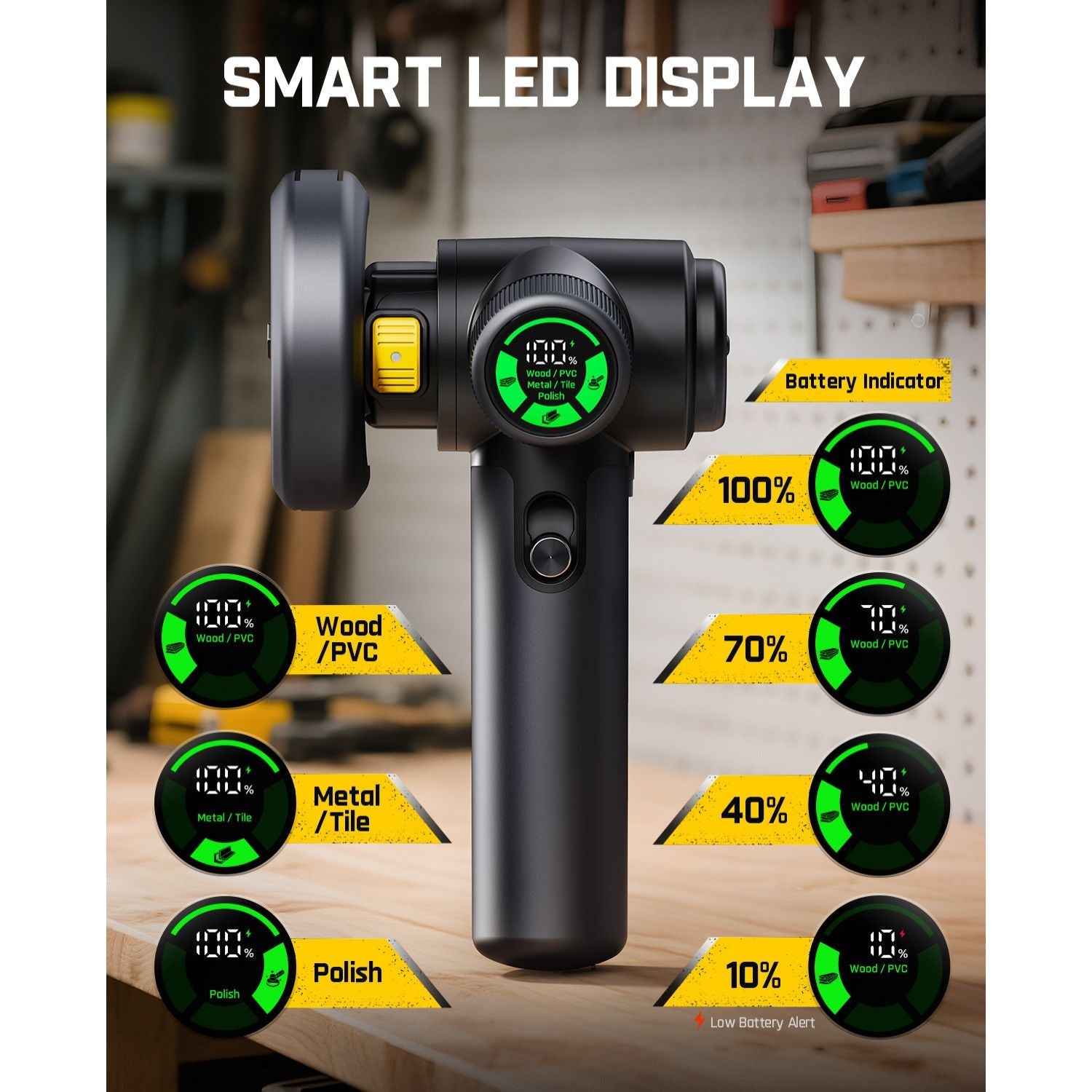 Fanttik M10 ACE Cordless Angle Grinder