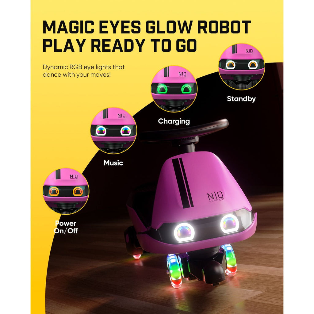 FanttikRide N10 Classic 6V Electric Wiggle Car with Pedal