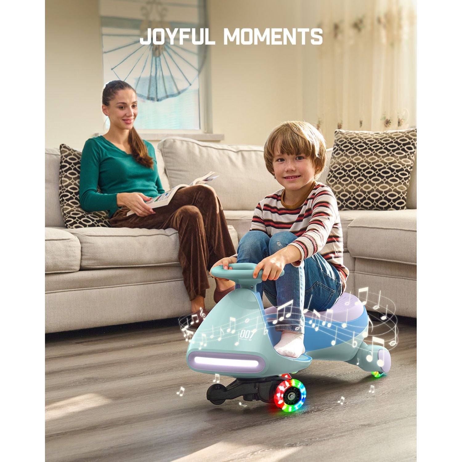 FanttikRide N7 Pro 12V Electric Wiggle Car with Pedal