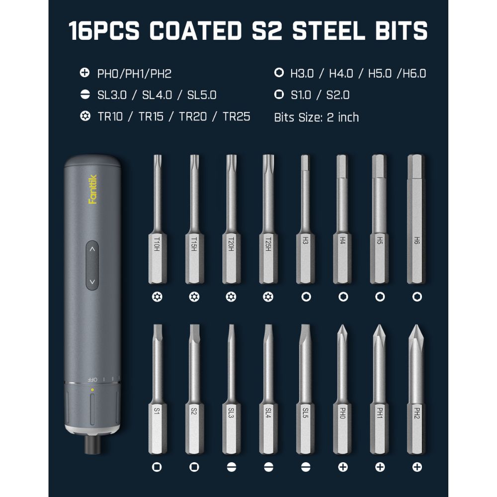 Fanttik V8 Apex Car Vacuum and S1 Pro Cordless Electric Screwdriver