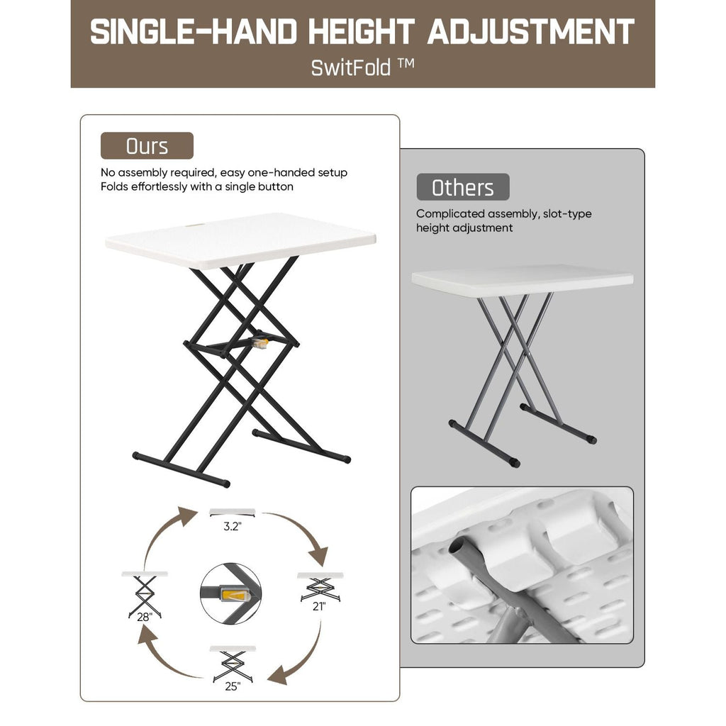 FanttikOutdoor Zeta X1 Pro 28" Quick Pop Up Table