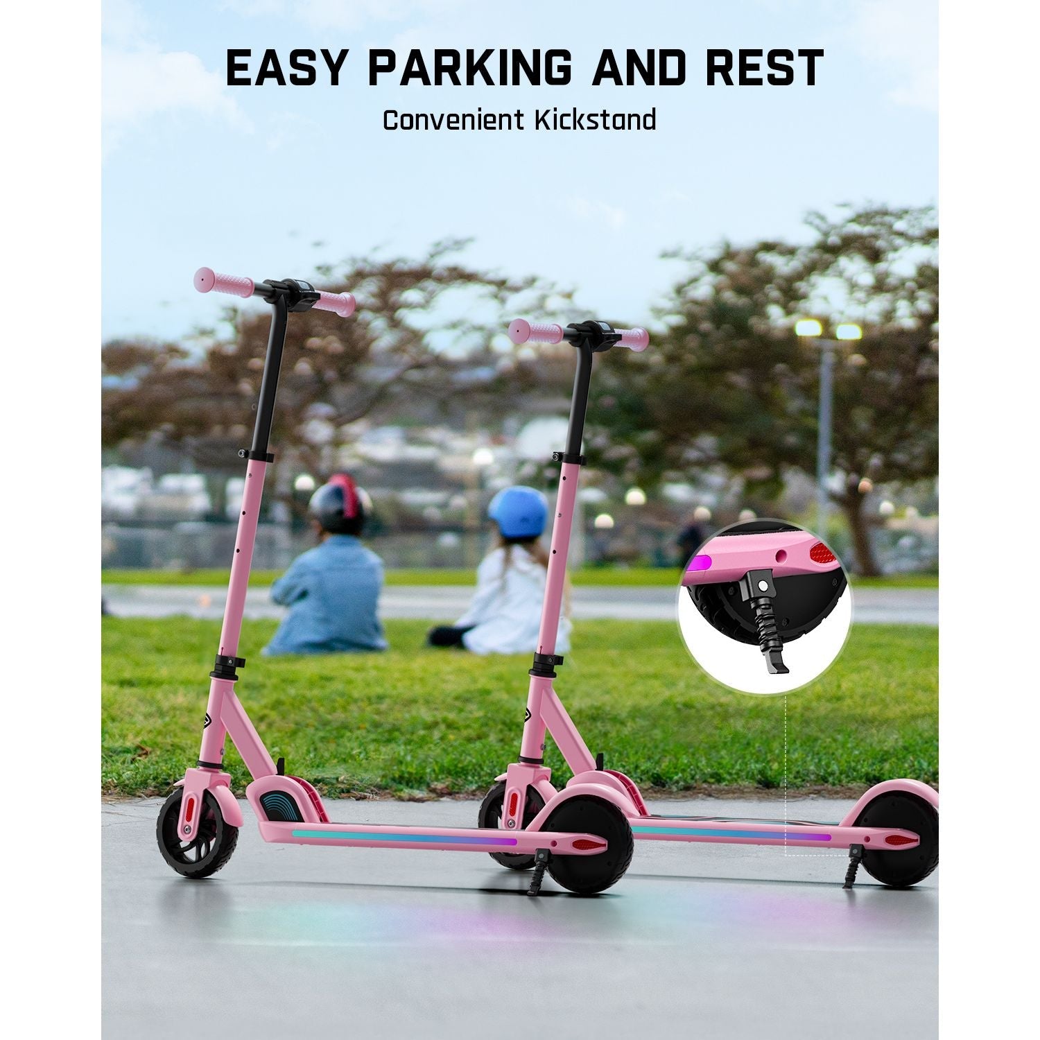 FanttikRide C9 Pro Electric Scooter for Kids Pink