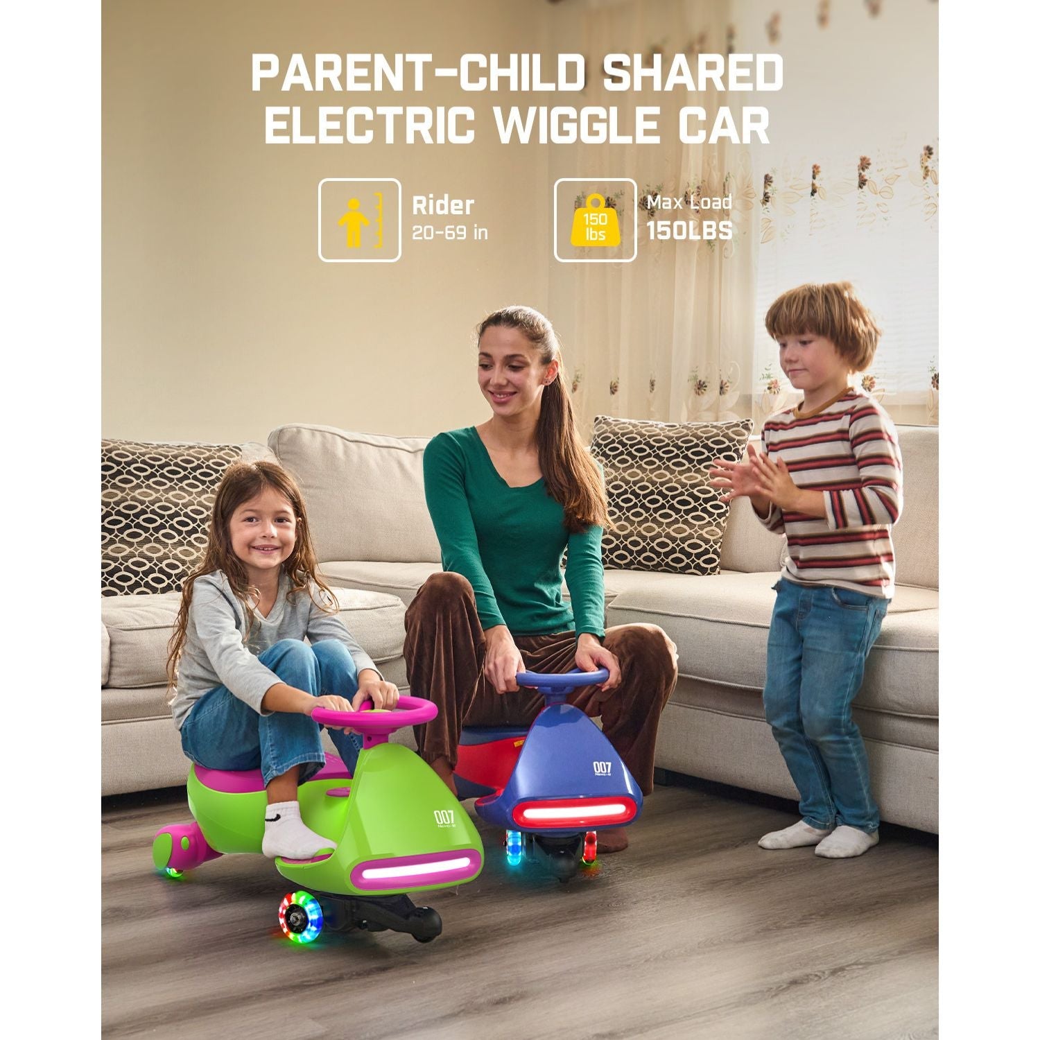 FanttikRide N7 Pro 12V Electric Wiggle Car with Pedal