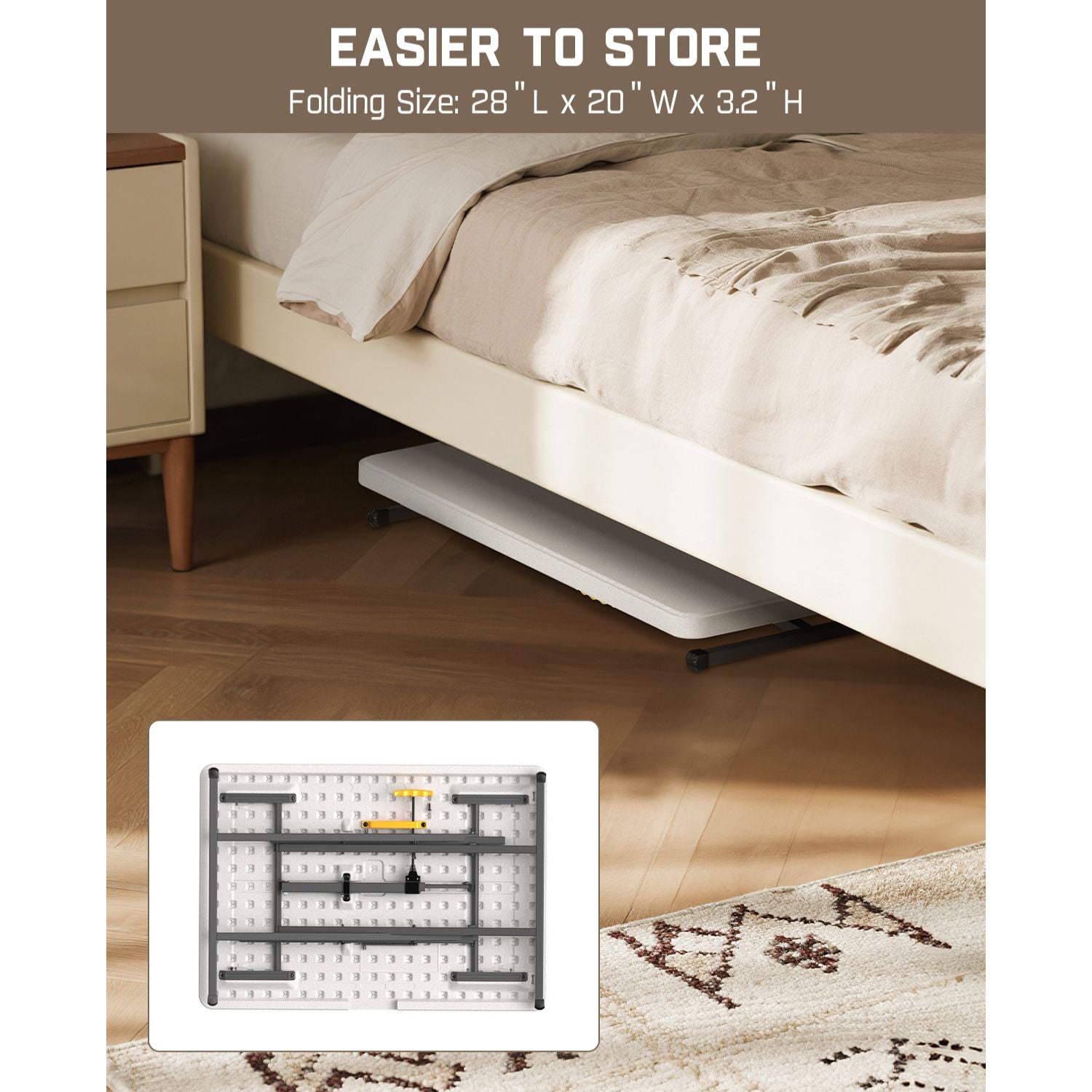 FanttikOutdoor Zeta X1 Apex 28" Folding Table