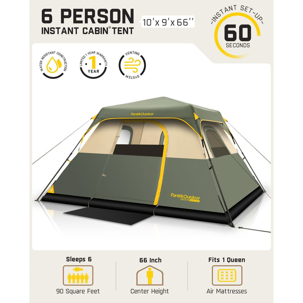 FanttikOutdoor Zeta C6 Pro Camping Tent