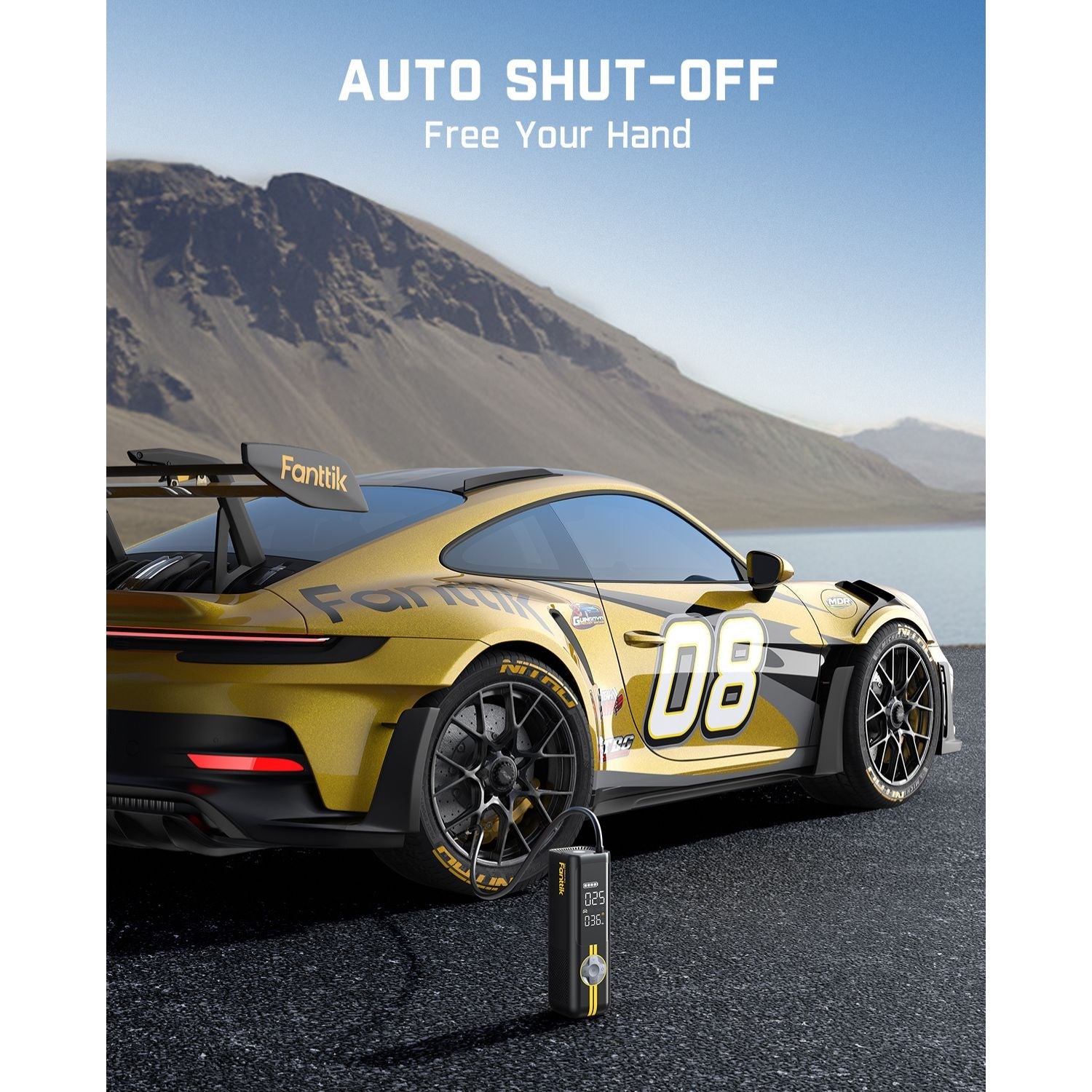 Fanttik X8 APEX® Tire Inflator-Upgraded Version