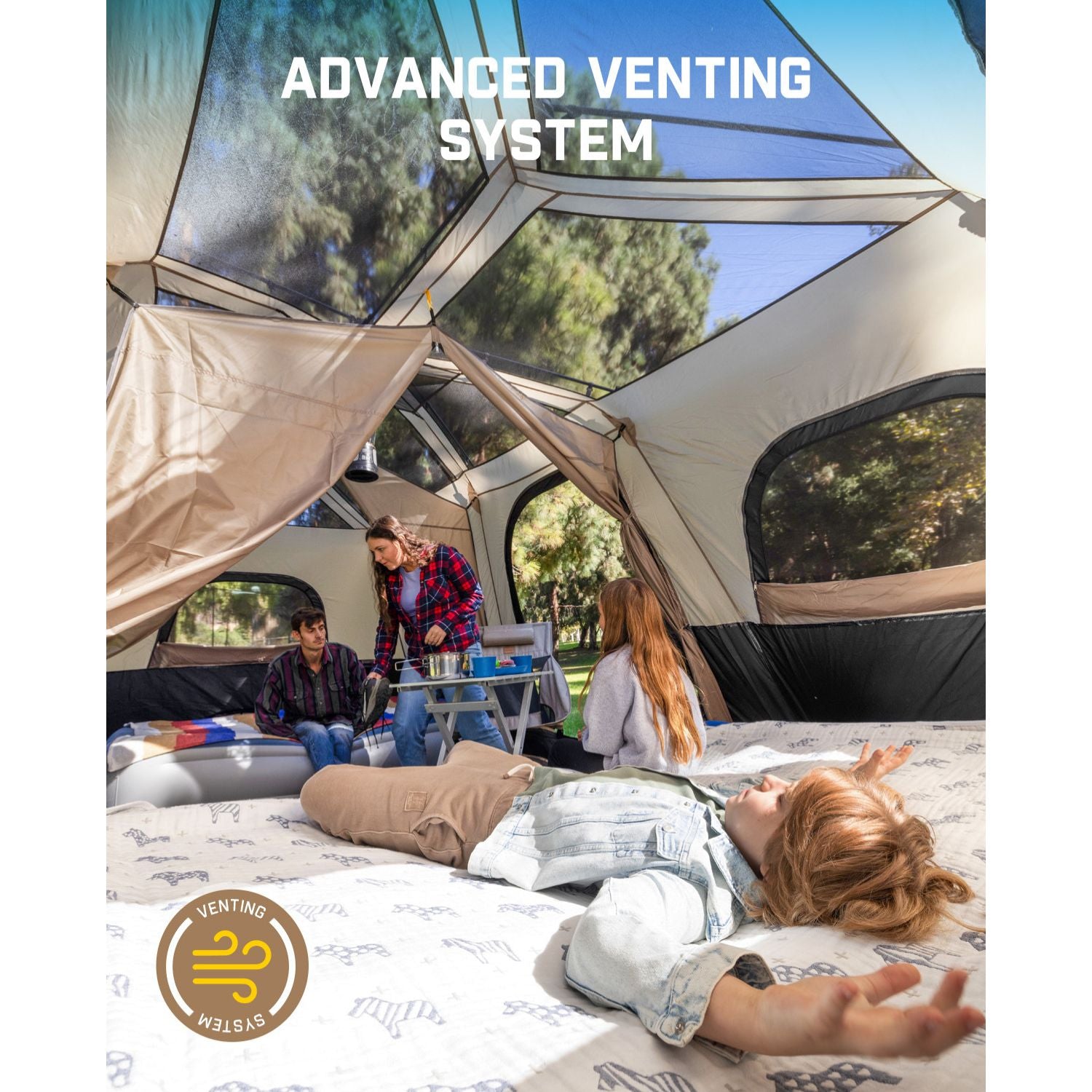 FanttikOutdoor Zeta C12 Pro Max 12 Person Camping Tent