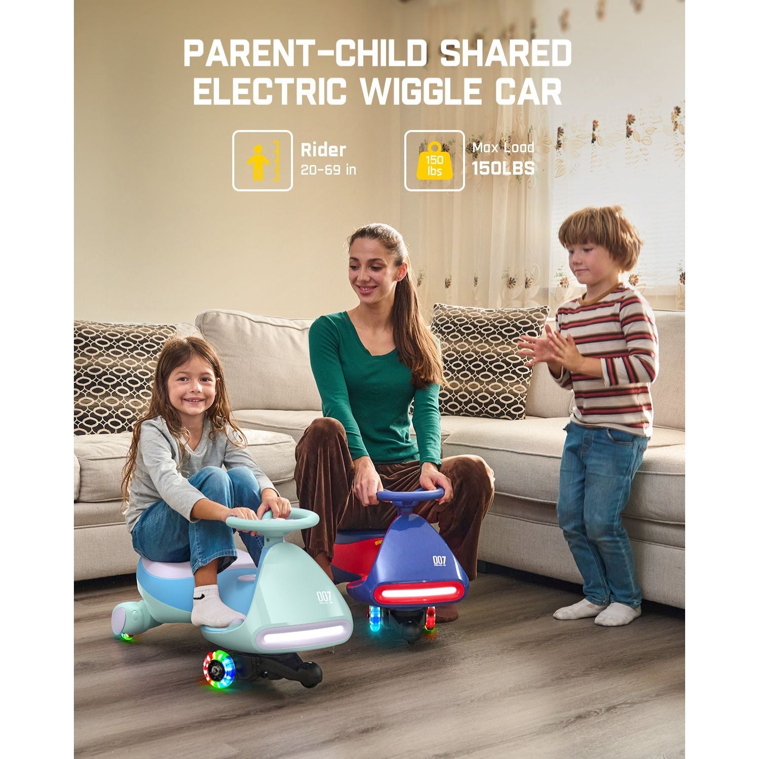 FanttikRide N7 Pro 12V Electric Wiggle Car with Pedal