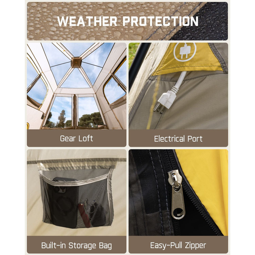 FanttikOutdoor Zeta C8 Air 8 Person Camping Tent