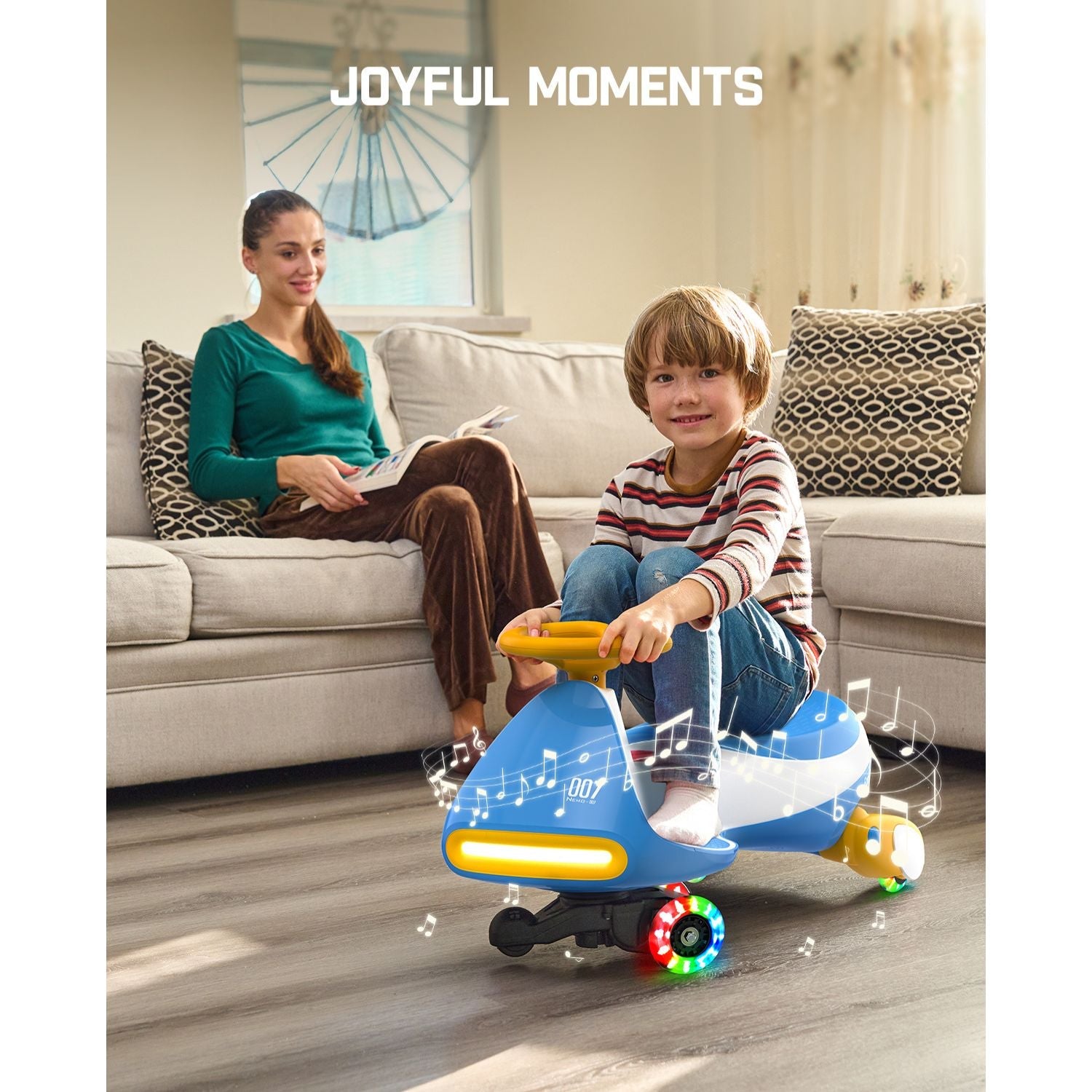 FanttikRide N7 Pro 12V Electric Wiggle Car with Pedal