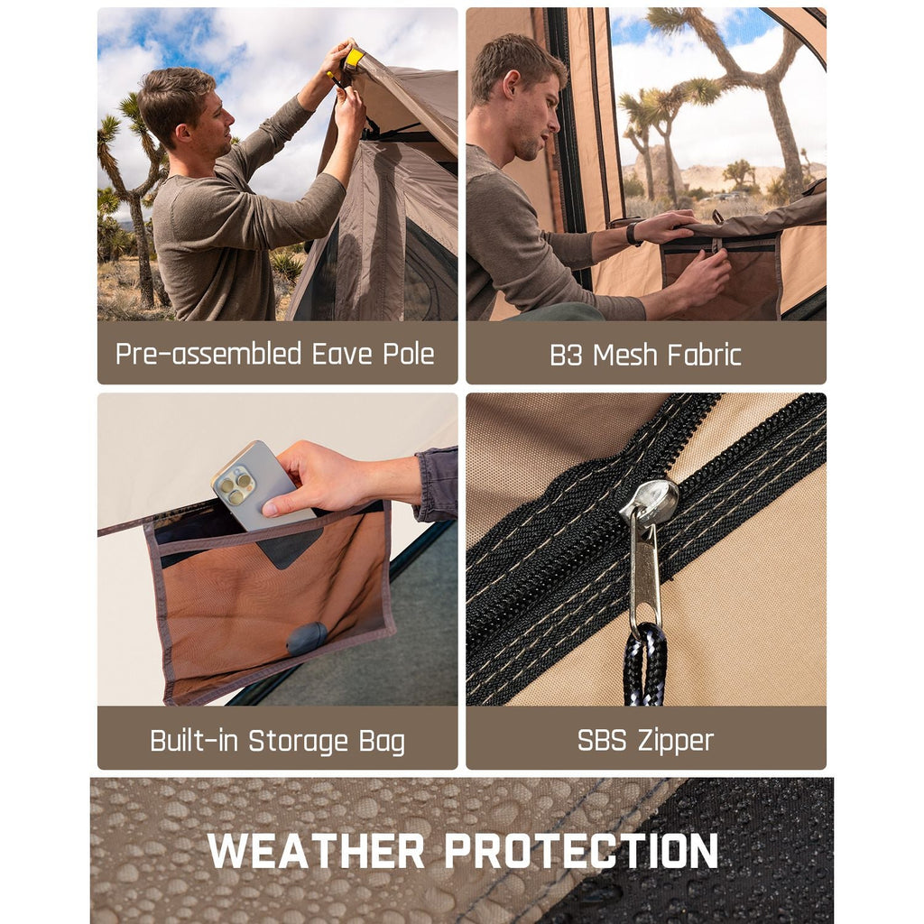 FanttikOutdoor Alpha C4 Ultra Instant Cabin Tent