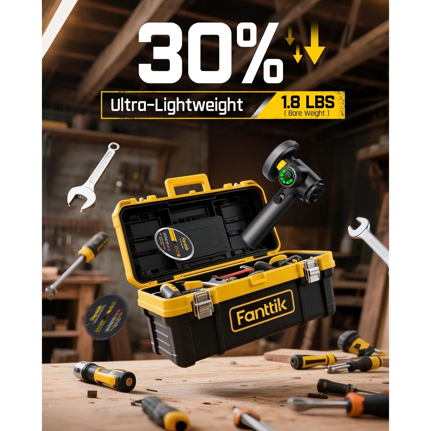 Fanttik M10 ACE Cordless Angle Grinder