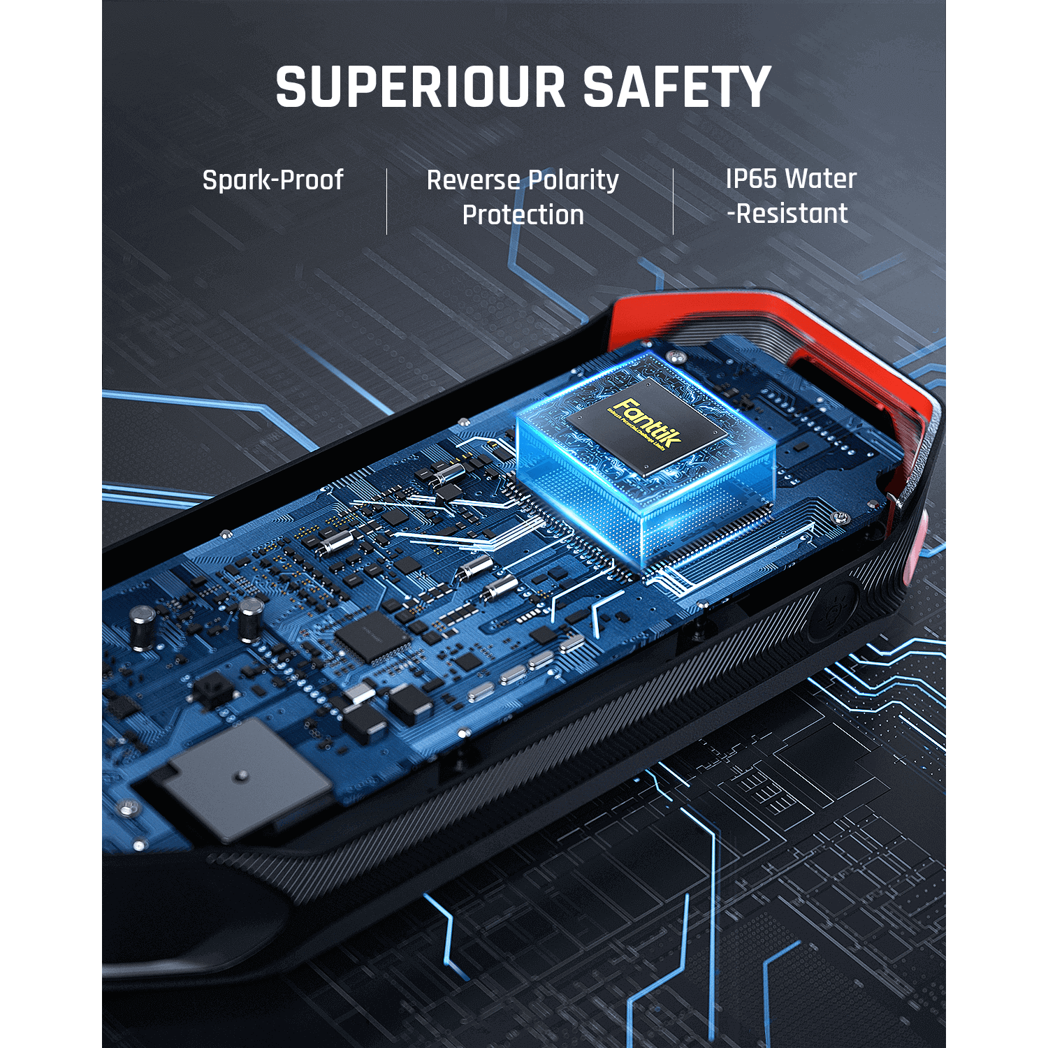 Fanttik T8 MAX 4000 Amp Jump Starter