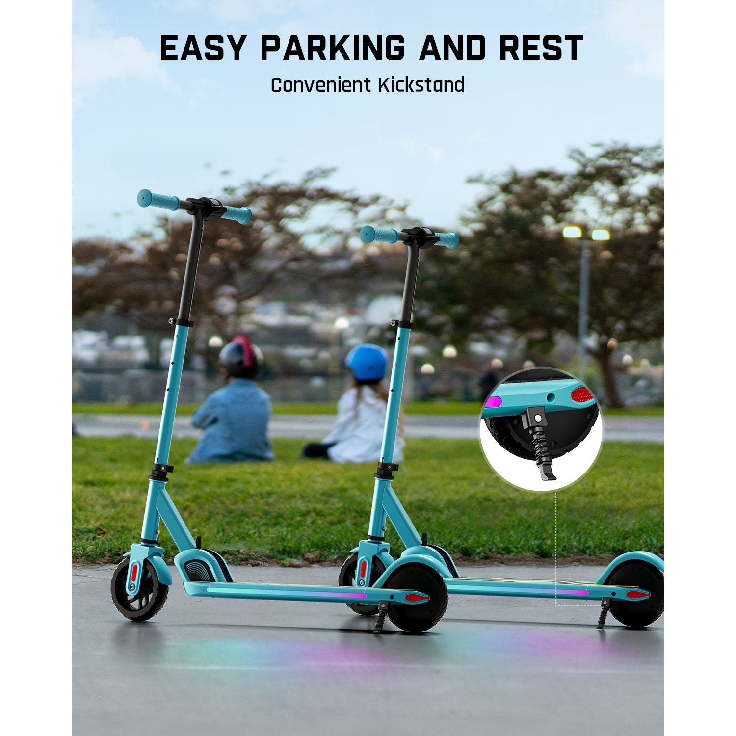 FanttikRide C9 Pro Electric Scooter for Kids Blue