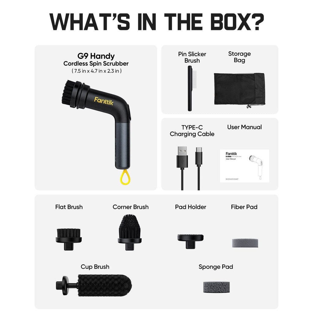 Fanttik G9 Handy Electric Spin Scrubber