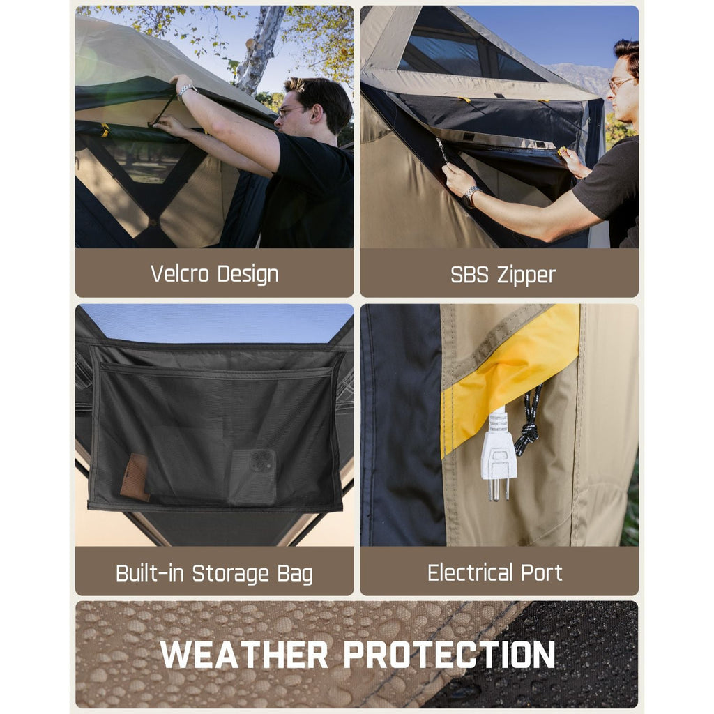 FanttikOutdoor Alpha C6 Ultra Instant Cabin Tent