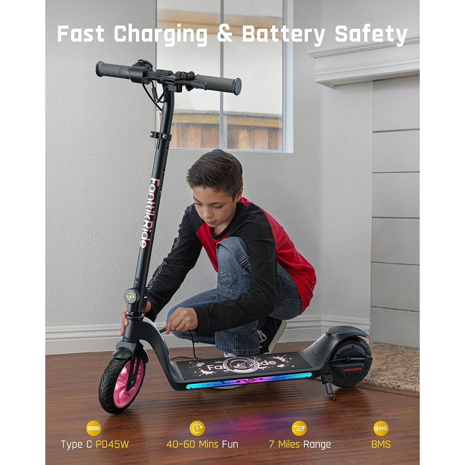 FanttikRide T10 Apex Electric Scooter for Kids
