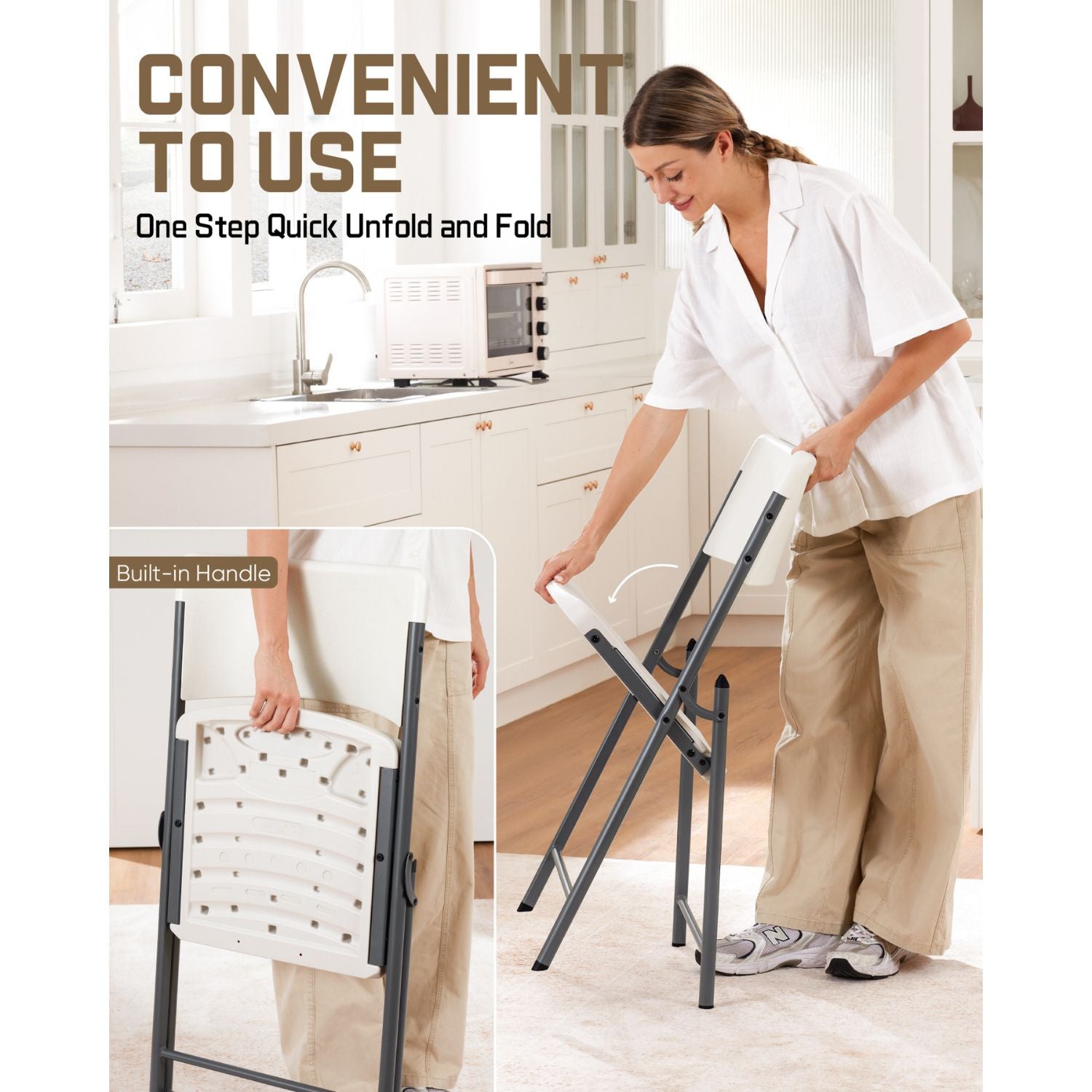 FanttikOutdoor Zeta H8 Lite Folding Chair (4-Pack)